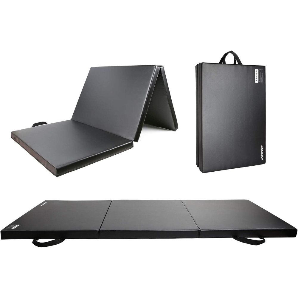 Home Gym Yoga Mat - بساط رياضي سميك محسن، مقاسات 3'×6'،