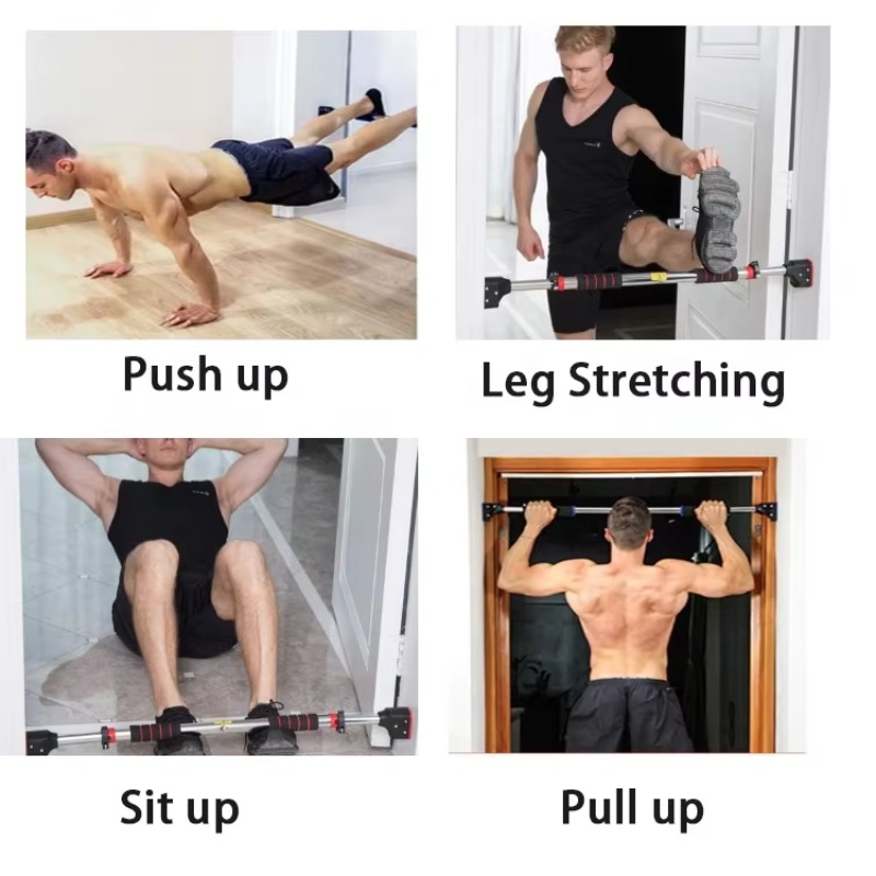 Home Gym Leg - قضيب سحب أفقي قابل للتعديل من