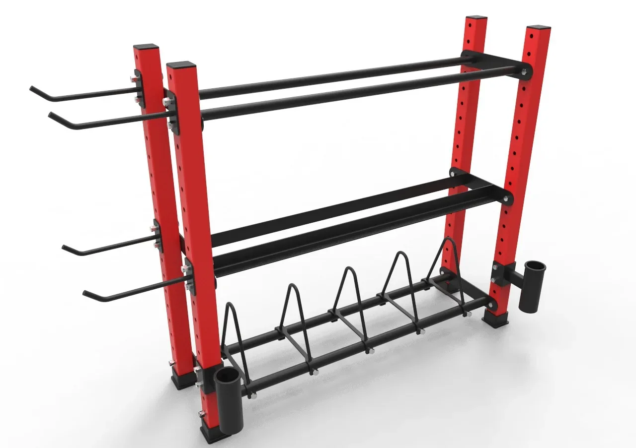 Home Gym Diy - رف تخزين عالي الجودة لمعدات الصالة