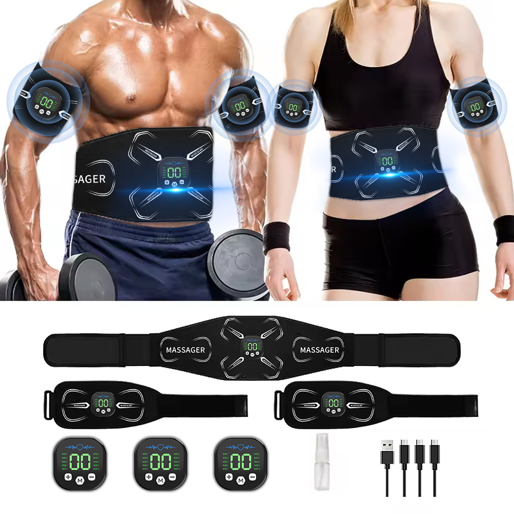 Home Gym Hyrox - جهاز تحفيز العضلات الكهربائي EMS، مدرب
