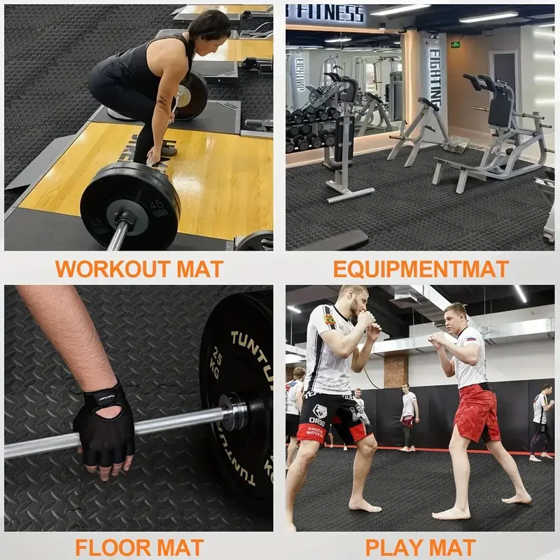 8/16 قطعة من سجاد التمارين الر - مراجعة Home Gym In Garage وسعره