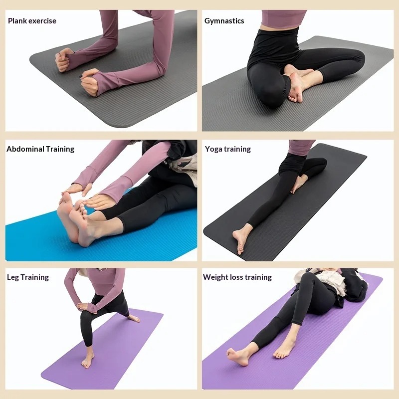 سجادة يوجا سميكة للغاية مضادة  - مراجعة Home Gym Yoga Mat وسعره