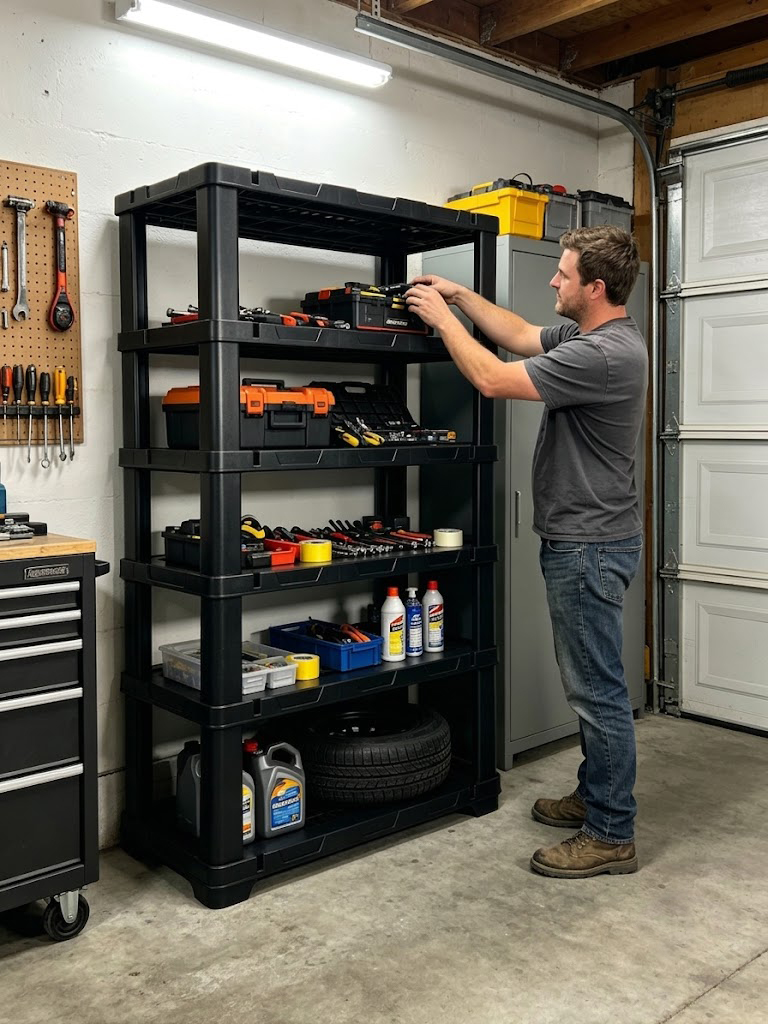 وحدة تخزين بلاستيكية بـ 4 و 5  - مراجعة Home Gym Organization وسعره