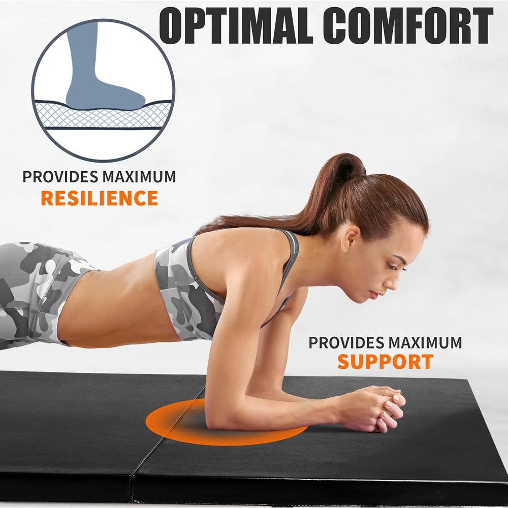 بساط رياضي سميك محسن، مقاسات 3 - مراجعة Home Gym Yoga Mat وسعره