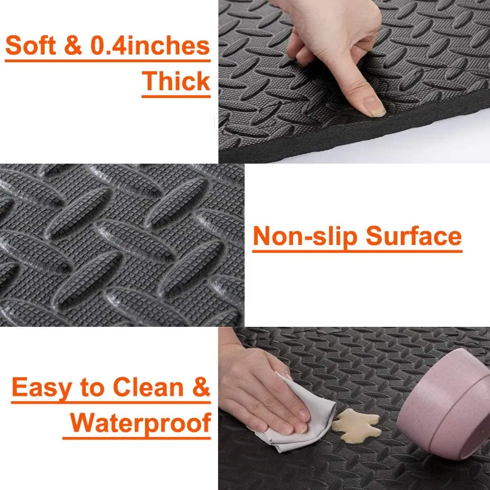 بساط لياقة بدنية من الإسفنج ال - مراجعة Home Gym Yoga Mat وسعره