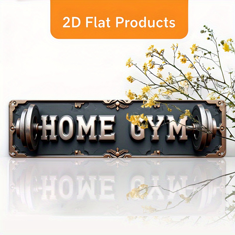 CIFBUY لوحة جدارية معدنية عتيق - مراجعة Home Gym In Garage وسعره