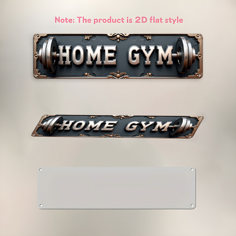 CIFBUY لوحة جدارية معدنية عتيق - مراجعة Home Gym In Garage وسعره