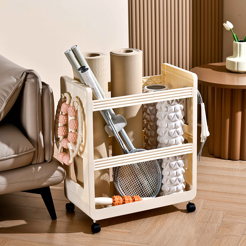 رف تخزين ترولي متعدد الوظائف ، - مراجعة Home Gym Organization وسعره