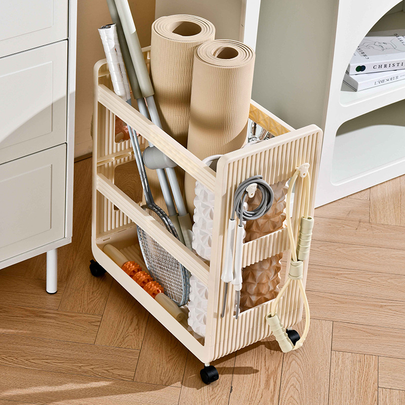 رف تخزين ترولي متعدد الوظائف ، - مراجعة Home Gym Organization وسعره