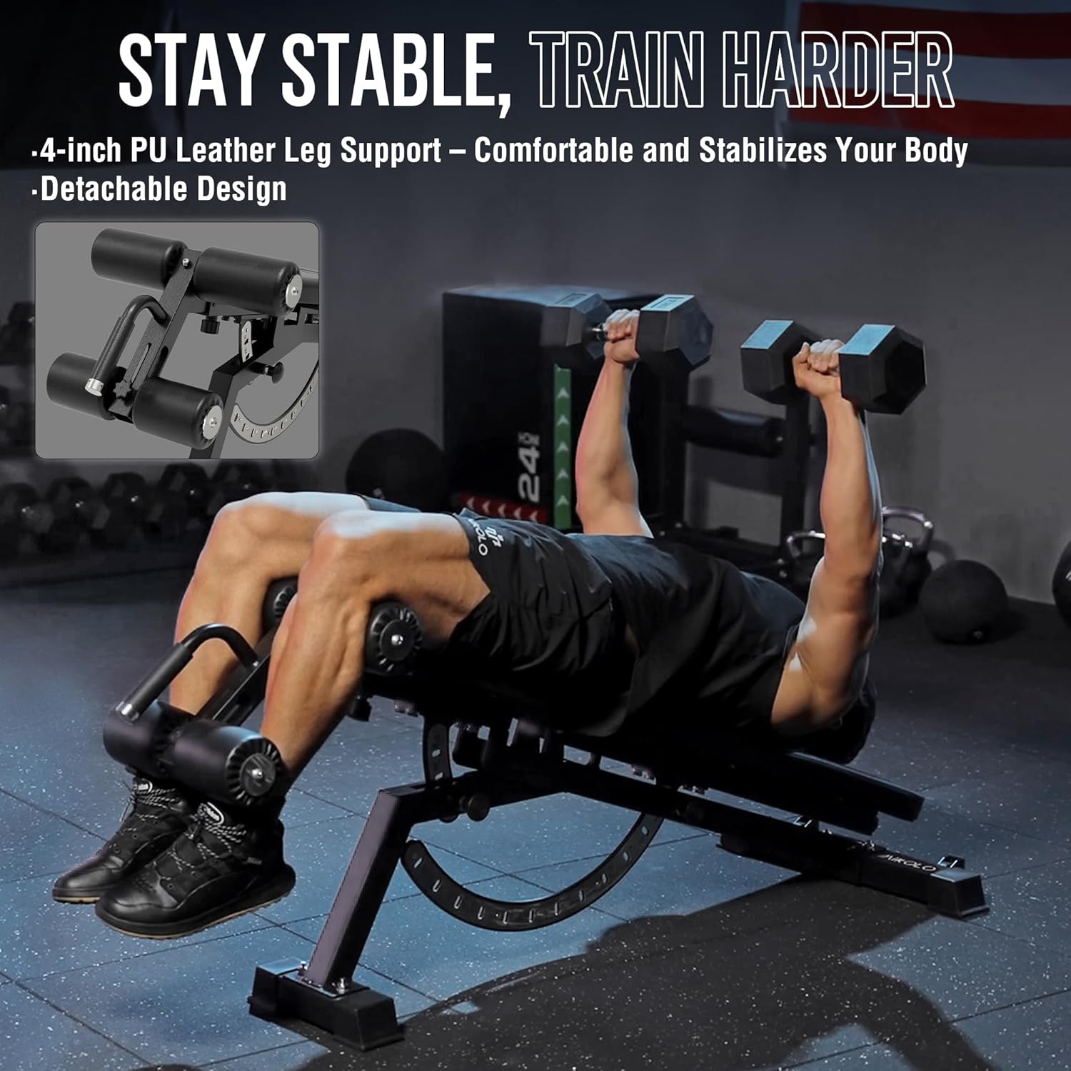 مقعد تمارين منزلي - مصنوع من ا - مراجعة Home Gym Leg وسعره