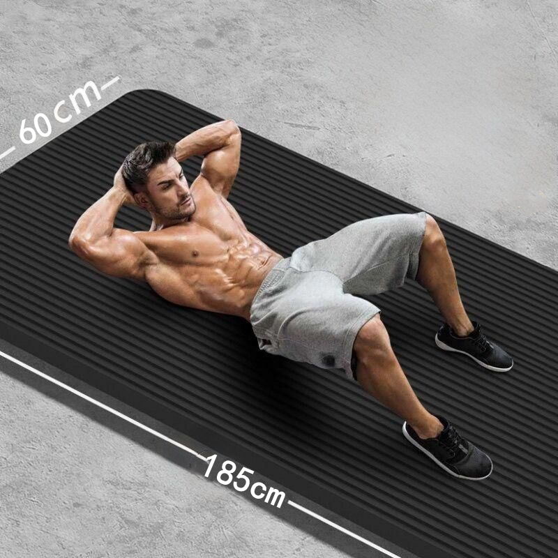 اليوغا حصيرة بيلاتيس اللياقة ا - مراجعة Home Gym Yoga Mat وسعره