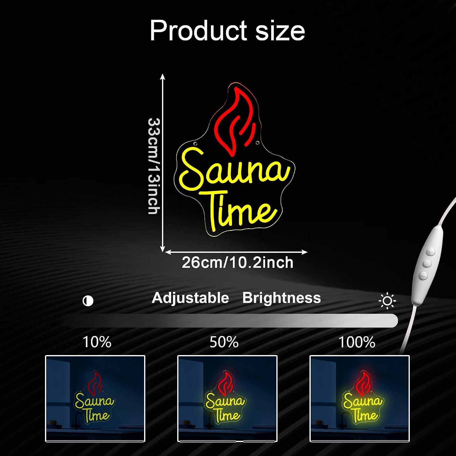 لافتة نيون لوقت الاسترخاء في ا - مراجعة Home Gym Neon Sign وسعره