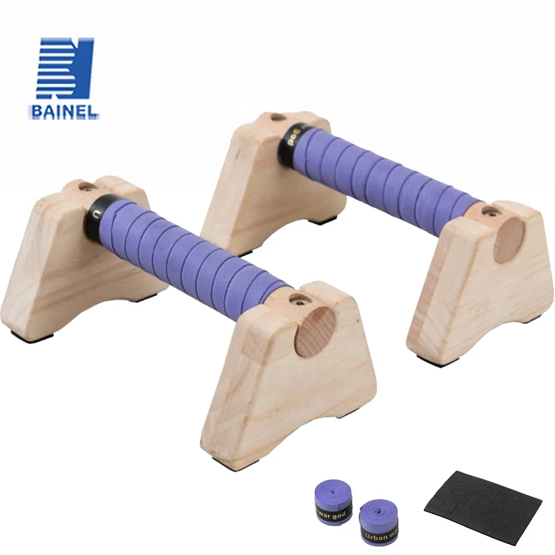 حامل رفع خشبي غير قابل للانزلا - مراجعة Push Up Stand Bar وسعره