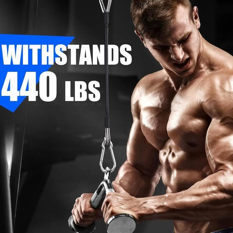 كابل تمديد للجيم بطول 25 سم مت - مراجعة Home Gym Hyrox وسعره
